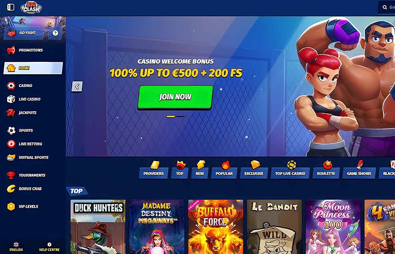 Slotboys Casino website screen