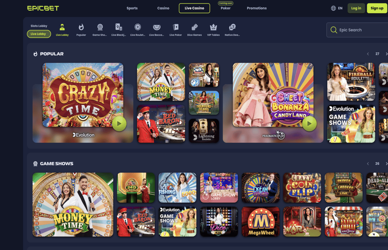 Slotboys Casino website screen