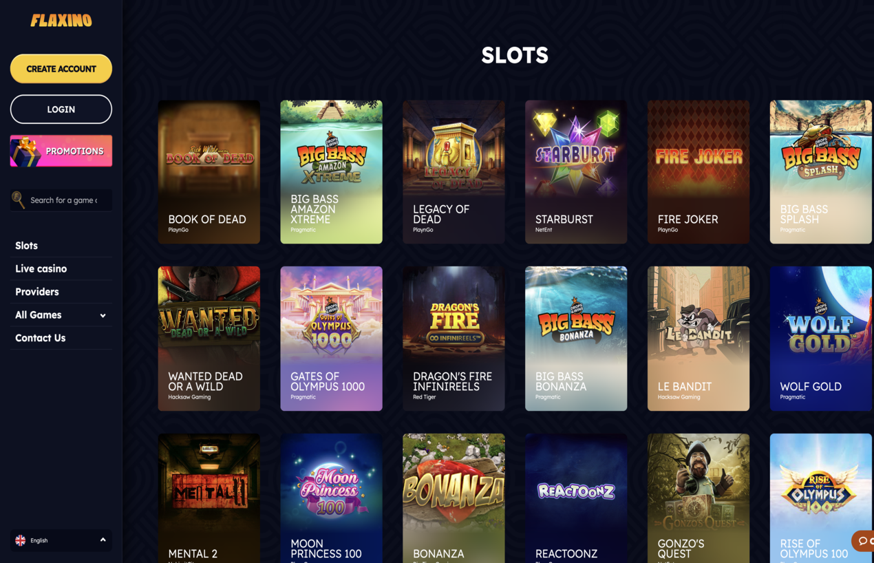 Slotboys Casino website screen
