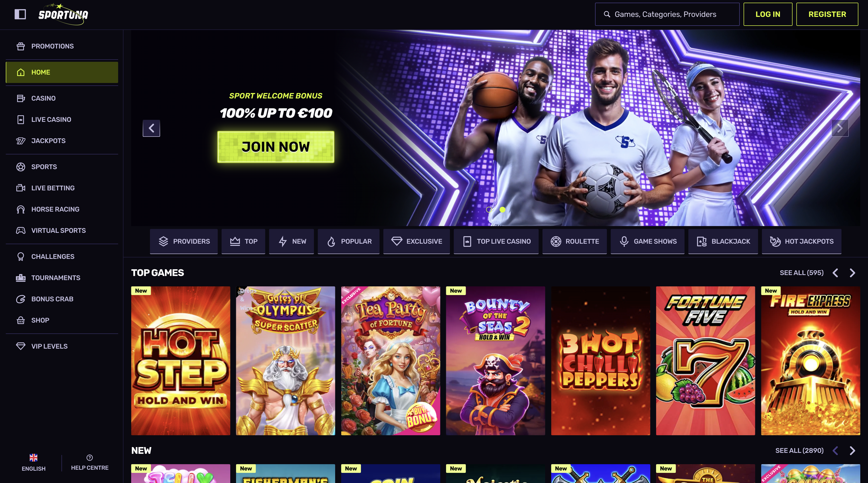 Slotboys Casino website screen