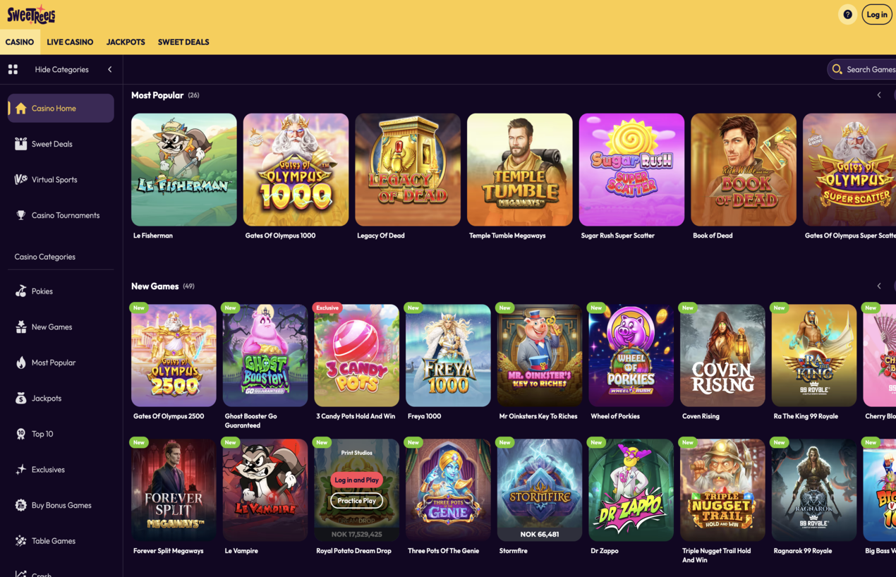 Slotboys Casino website screen